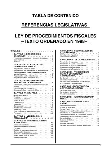 ley de procedimientos fiscales - DentroDe.com.ar