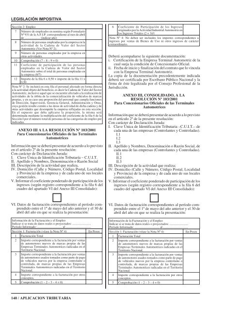 TABLA DE CONTENIDO