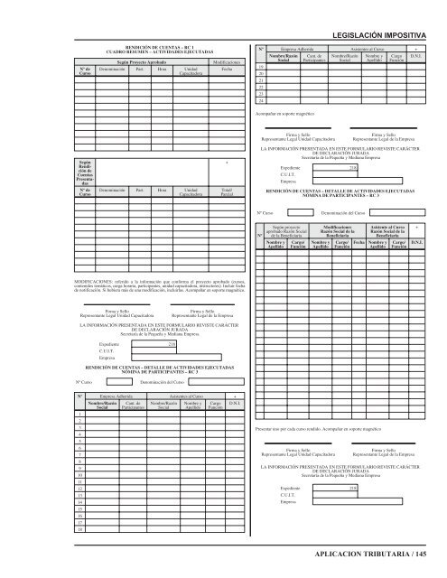 TABLA DE CONTENIDO