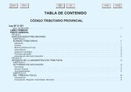 TABLA DE CONTENIDO