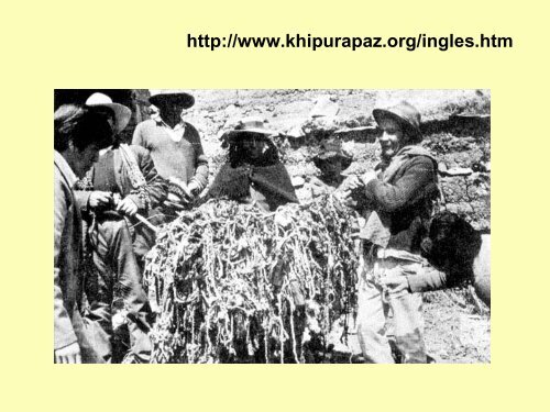 Incassables quipus des incas