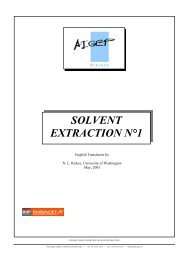 SOLVENT EXTRACTION N°1