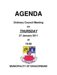 AGENDA - Swakopmund Municipality