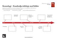 Kronologi – Kambodja tidslinje med bilder