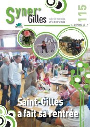 SynerÂ´Gilles octobre 2012 - Saint-Gilles