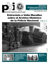 Entrevista a Velia Muralles sobre el Archivo Histórico de la Policía Nacional