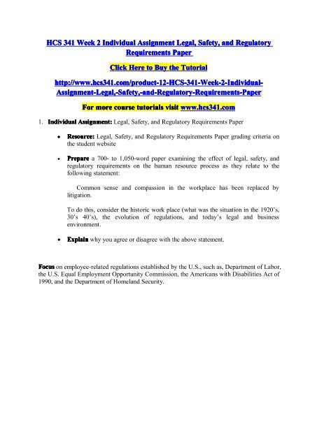 legal and regulatory framework on human resource management laws and legislation affecting human resources