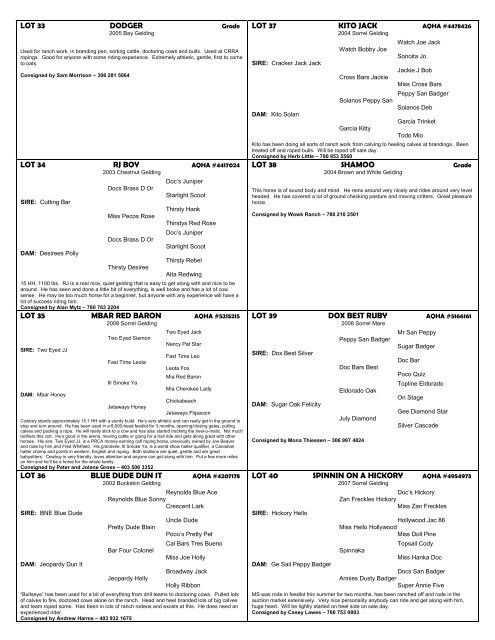 Canadian Classic Breeders Sale