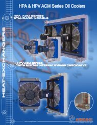 HPA & HPV ACM Series Oil Cooler - emmegi