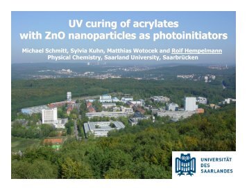 UV curing of acrylates with ZnO nanoparticles as photoinitiators