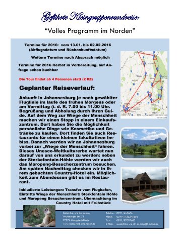 Routenbeschreibung Geführte Nordtour 18 Tage 1 Reise 2016.pdf