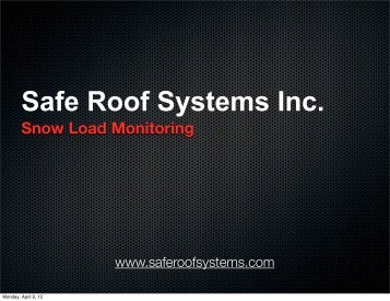 Safe Roof Systems Inc