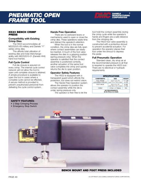 Connector Tooling Guide - DTL Connectors