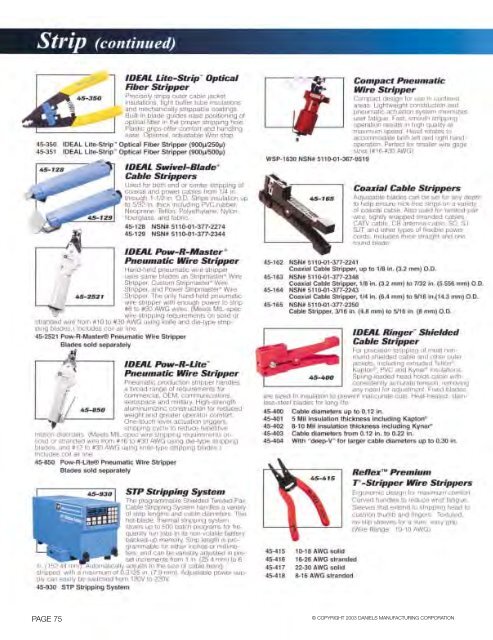 Connector Tooling Guide - DTL Connectors