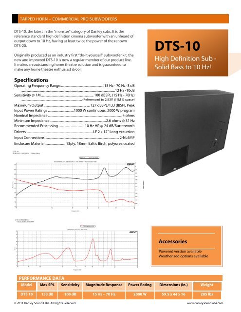 danley dts 10