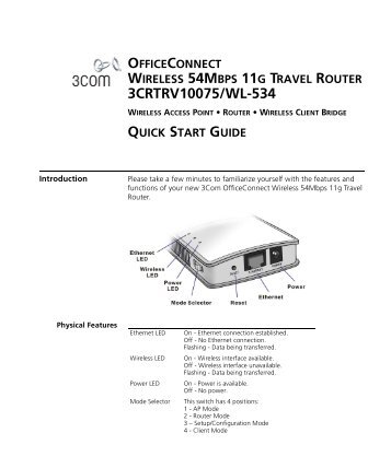3COM OFFICECONNECT WIRELESS 54MBPS 11G USB ADAPTER TREIBER WINDOWS 10