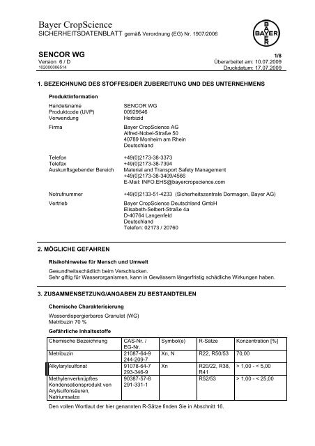 Datenblatt - Raiffeisen