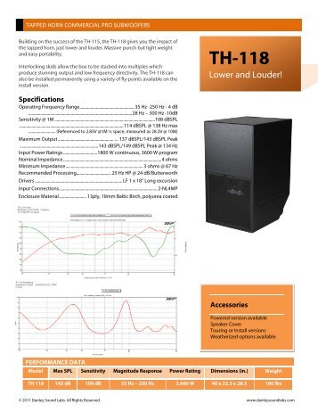 TH-118 - ISOPHASE AUDIO