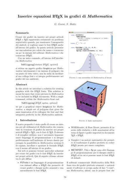 ArsTeXnica, Numero 4, Ottobre 2007 - GuIT - Scuola Superiore Sant ...