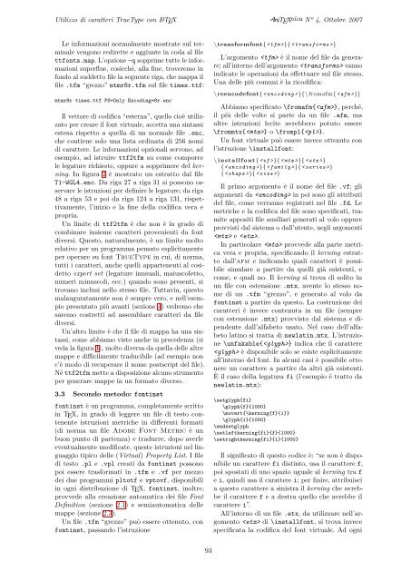 ArsTeXnica, Numero 4, Ottobre 2007 - GuIT - Scuola Superiore Sant ...