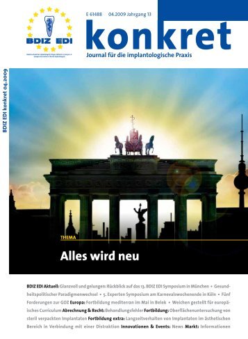 Alles wird neu - BdiZ
