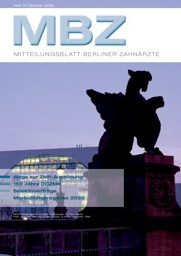 MBZ Ausgabe 10/2009 - Zahnärztekammer Berlin