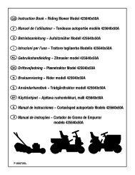 Instruction Book − Riding Mower Model ... - Safe Motor AS