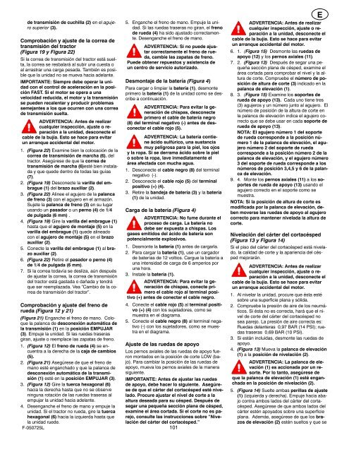 Instruction Book − Riding Mower Model ... - Safe Motor AS