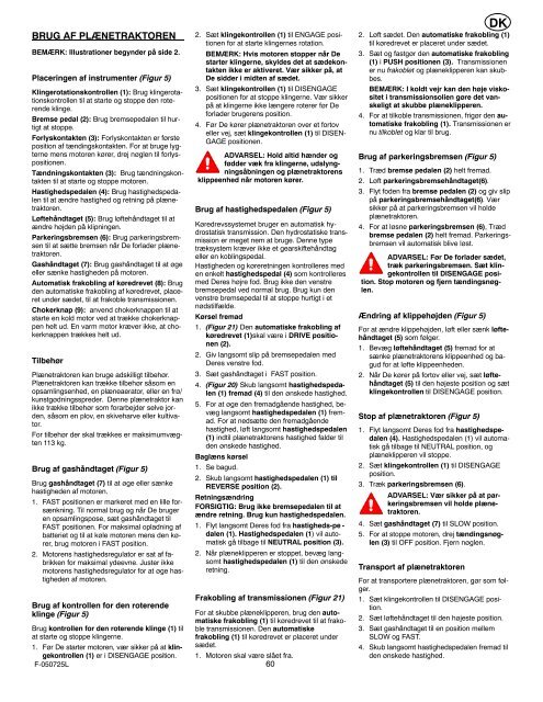 Instruction Book − Riding Mower Model ... - Safe Motor AS