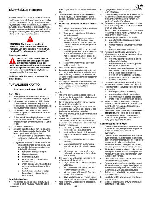 Instruction Book − Riding Mower Model ... - Safe Motor AS