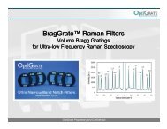BragGrate Raman Filters