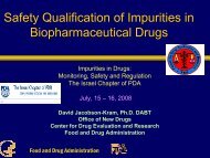 Safety Qualification of Impurities in Biopharmaceutical Drugs