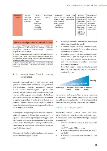 Nem kötelező érvényű útmutató a 2006/25/EK irányelv végrehajtása ...