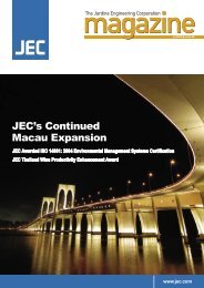 JEC’s Continued Macau Expansion