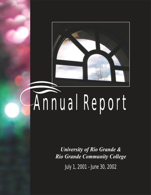 Annual Report 2001-2002 - University of Rio Grande
