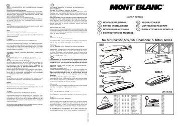 Chamonix Triton - Coffre de toit