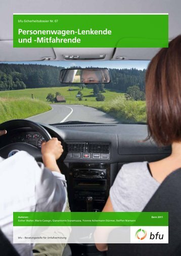 Personenwagen-Lenkende und -Mitfahrende - BfU