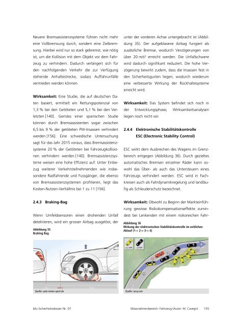 Personenwagen-Lenkende und -Mitfahrende - BfU