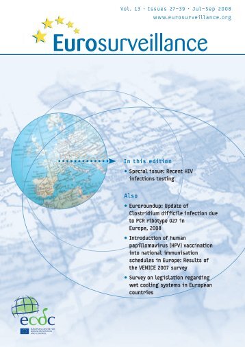 Clostridium diffiCile - Eurosurveillance