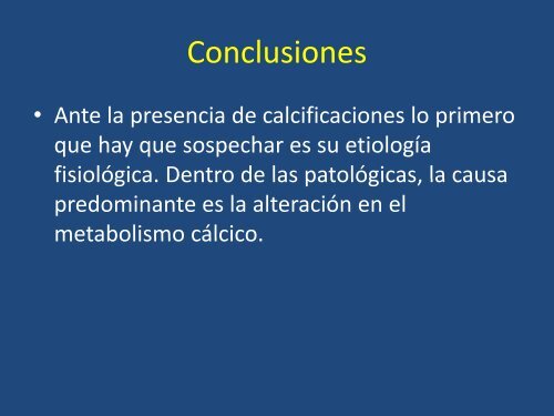 Calcificaciones cerebrales Diagnósticos Diferenciales