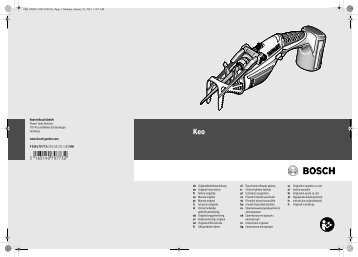 Keo - Bosch Power Tools