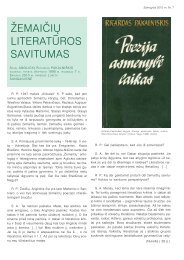 ÞEMAIÈIØ LITERATÛROS SAVITUMAS