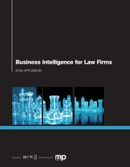 Business Intelligence for Law Firms