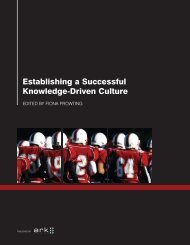 Establishing a Successful Knowledge-Driven Culture