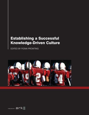 Establishing a Successful Knowledge-Driven Culture