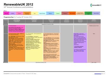 Annual Conference and Exhibition Key - RenewableUK