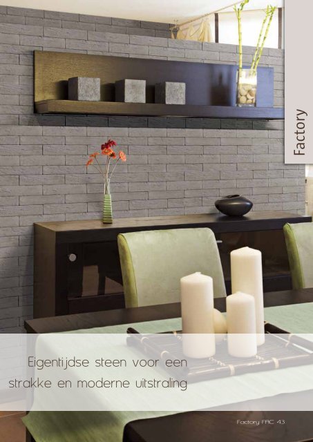 CATALOGUS decoratiestenen voor binnen- en buitengebruik