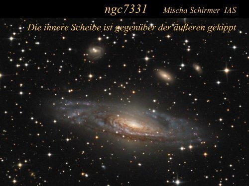 Der Andromeda-Nebel eine ganz normale Spiralgalaxie?