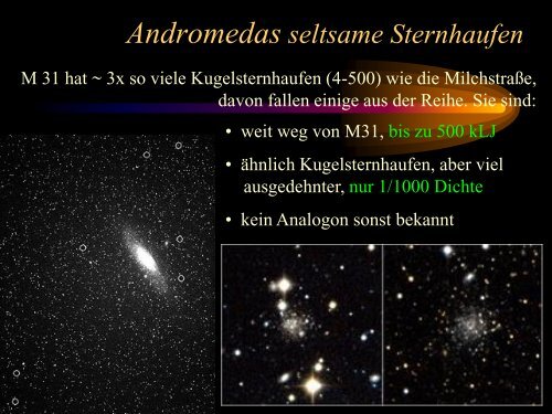 Der Andromeda-Nebel eine ganz normale Spiralgalaxie?