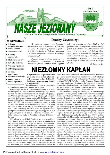 Gazeta nr07 - Jeziorany